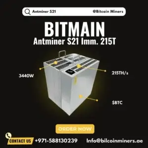 Antminer S21 Imm. 215T
