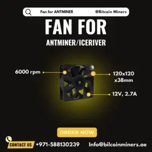 Fan for ANTMINERICERIVER