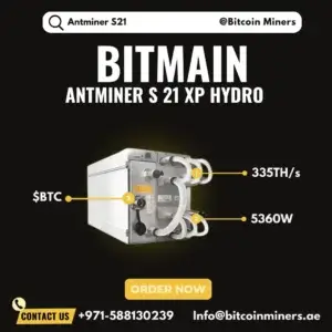 Bitmain Antminer S21 XP Hydro 335TH
