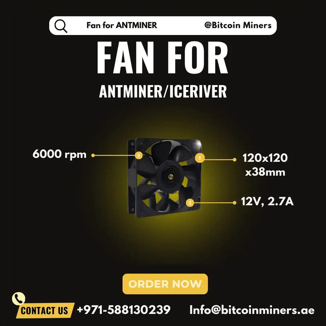 Fan for ANTMINER ICERIVER