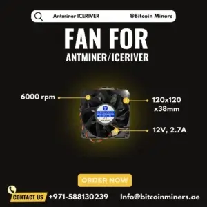 Fan for ANTMINERICERIVER